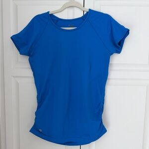 Athleta Vibrant Blue Short Sleeve Tee